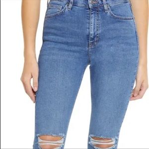 Topshop Jamie Ripped Jeans- 25 Petite